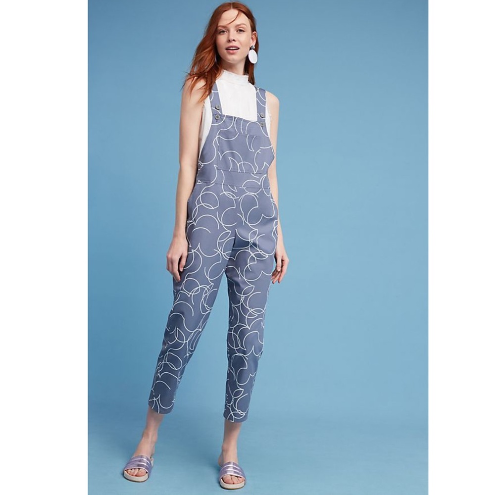 Dusen Dusen Anthropologie Overalls Geometric